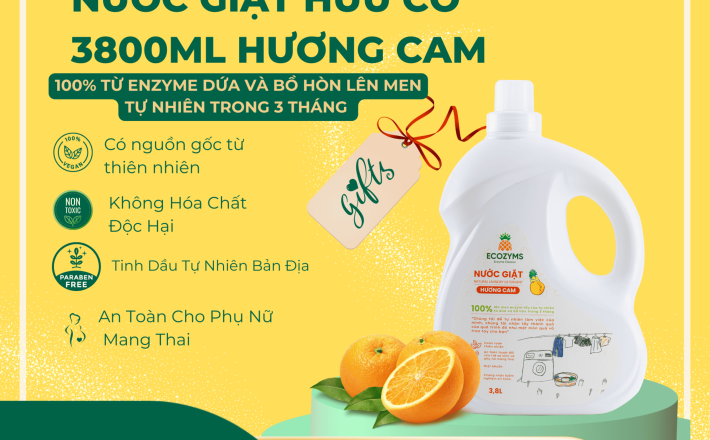 Nước Giặt 3L8