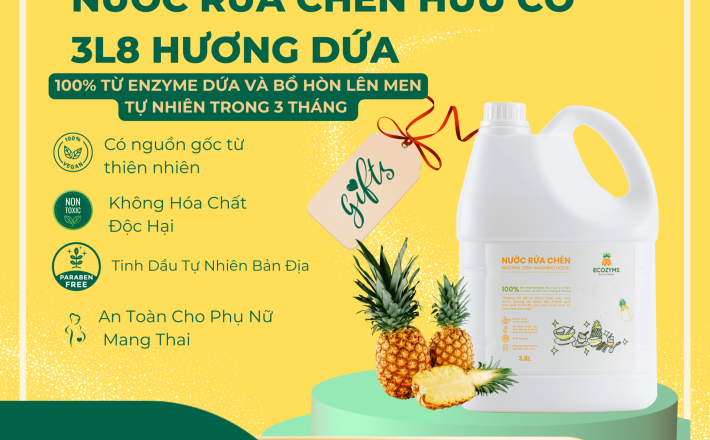 Nước Rửa Chén 3L8