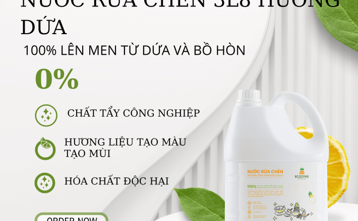 Nước Rửa Chén 3L8