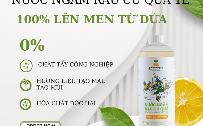 Nước Ngâm Rau Củ Quả 1L