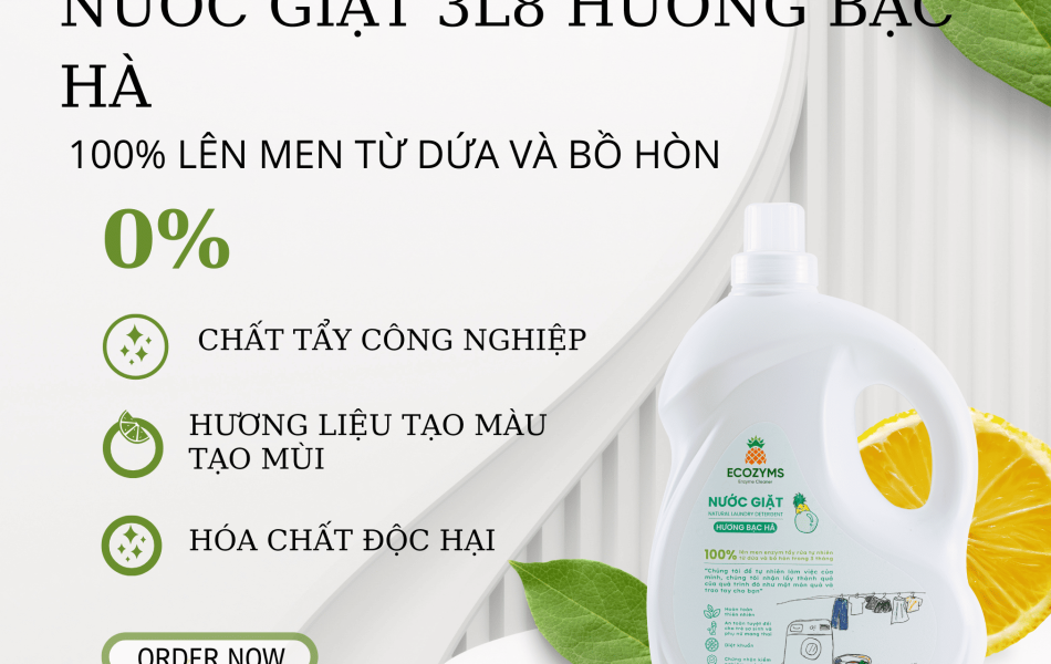 Nước Giặt 3L8