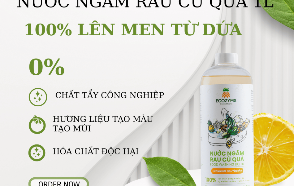 Nước Ngâm Rau Củ Quả 1L