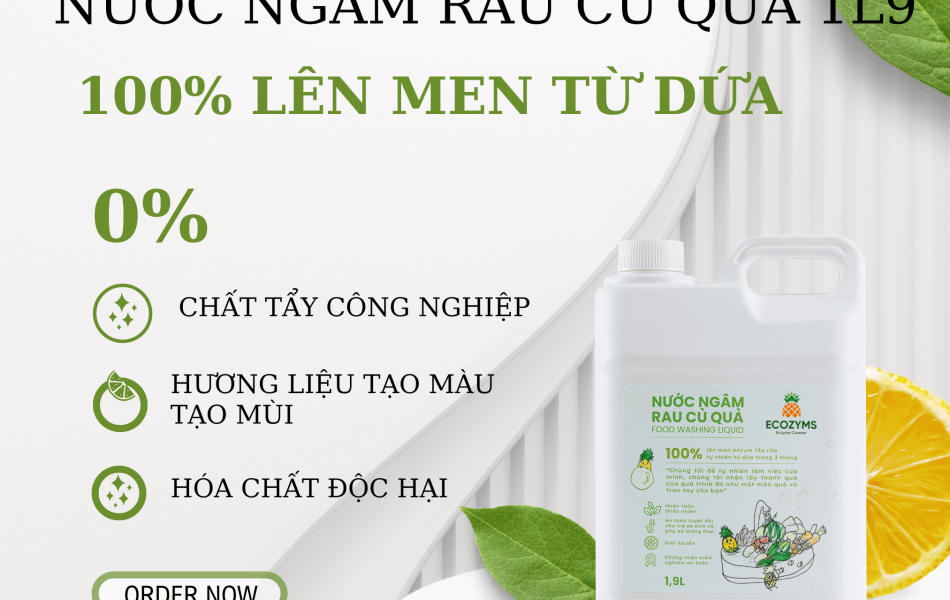 Nước Ngâm Rau Củ Quả 1L9